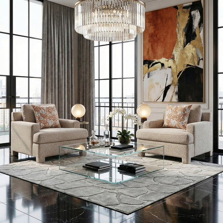 Everly Taupe Chair from Homelegance - Luna Furniture