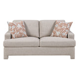 Everly Taupe Loveseat from Homelegance - Luna Furniture