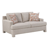 Everly Taupe Loveseat from Homelegance - Luna Furniture