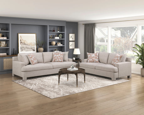 Everly Taupe Chair from Homelegance - Luna Furniture