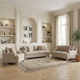 Everly Taupe Living Room Set from Homelegance - Luna Furniture