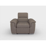 Ferriday Blue Chair with Pull-out Ottoman from Homelegance - Luna Furniture