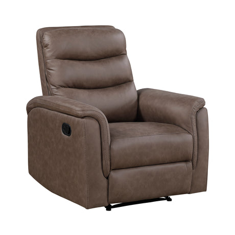 Metric Brown Reclining Chair from Homelegance - Luna Furniture