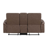 Metric Brown 2-Piece Reclining Living Room Set from Homelegance - Luna Furniture