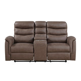Metric Brown 2-Piece Reclining Living Room Set from Homelegance - Luna Furniture