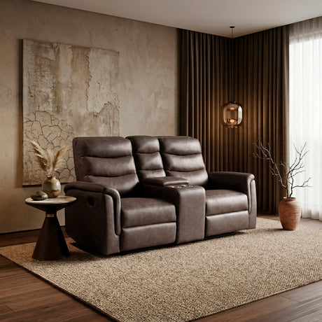 Metric Brown 2-Piece Reclining Living Room Set from Homelegance - Luna Furniture