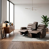 Metric Brown 2-Piece Reclining Living Room Set from Homelegance - Luna Furniture