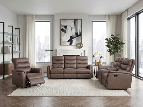 Metric Brown 2-Piece Reclining Living Room Set from Homelegance - Luna Furniture