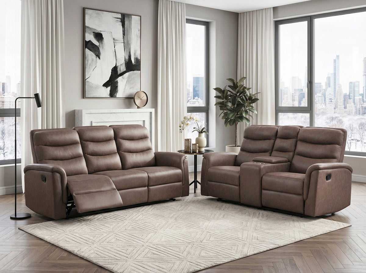Metric Gray Reclining Chair from Homelegance - Luna Furniture