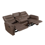 Metric Brown 2-Piece Reclining Living Room Set from Homelegance - Luna Furniture