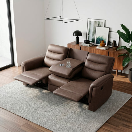 Metric Gray Reclining Chair from Homelegance - Luna Furniture
