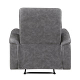 Metric Gray Reclining Chair from Homelegance - Luna Furniture