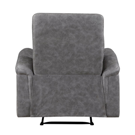 Metric Gray Reclining Chair from Homelegance - Luna Furniture