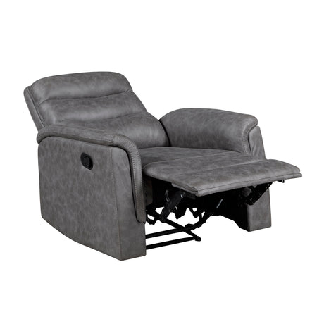 Metric Gray Reclining Living Room Set from Homelegance - Luna Furniture