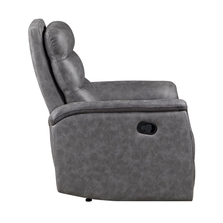 Metric Gray Reclining Living Room Set from Homelegance - Luna Furniture