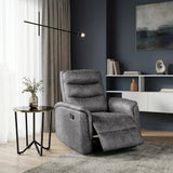 Metric Gray Reclining Chair from Homelegance - Luna Furniture