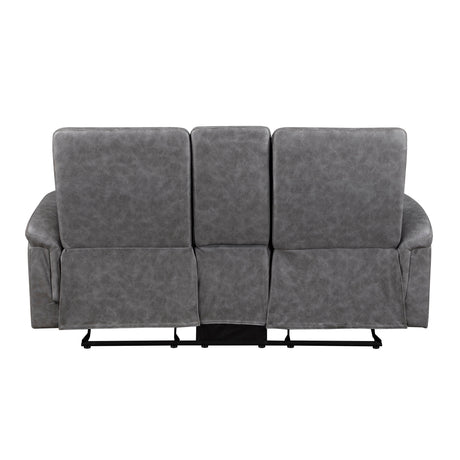 Metric Gray Reclining Living Room Set from Homelegance - Luna Furniture