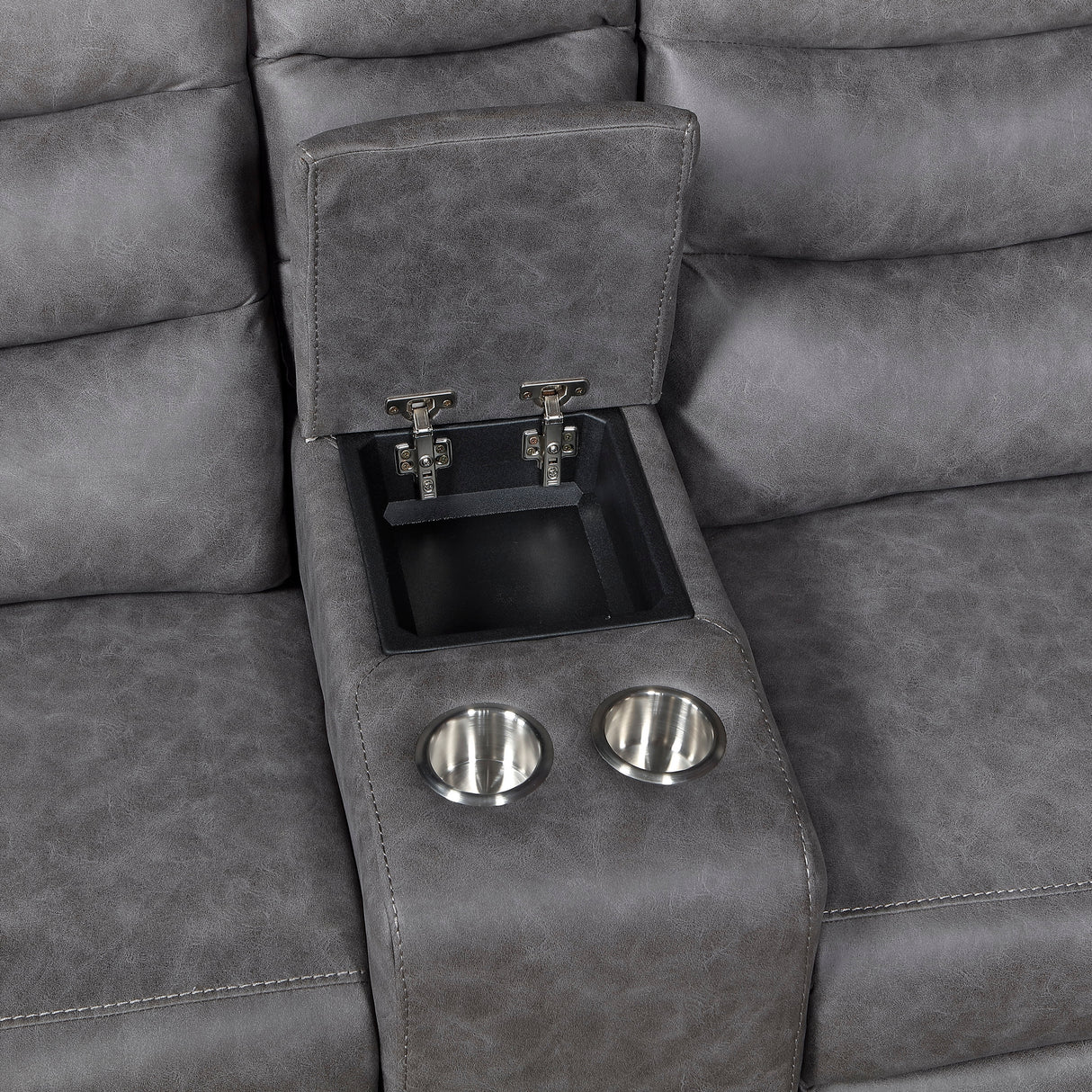 Metric Gray 2-Piece Reclining Living Room Set from Homelegance - Luna Furniture