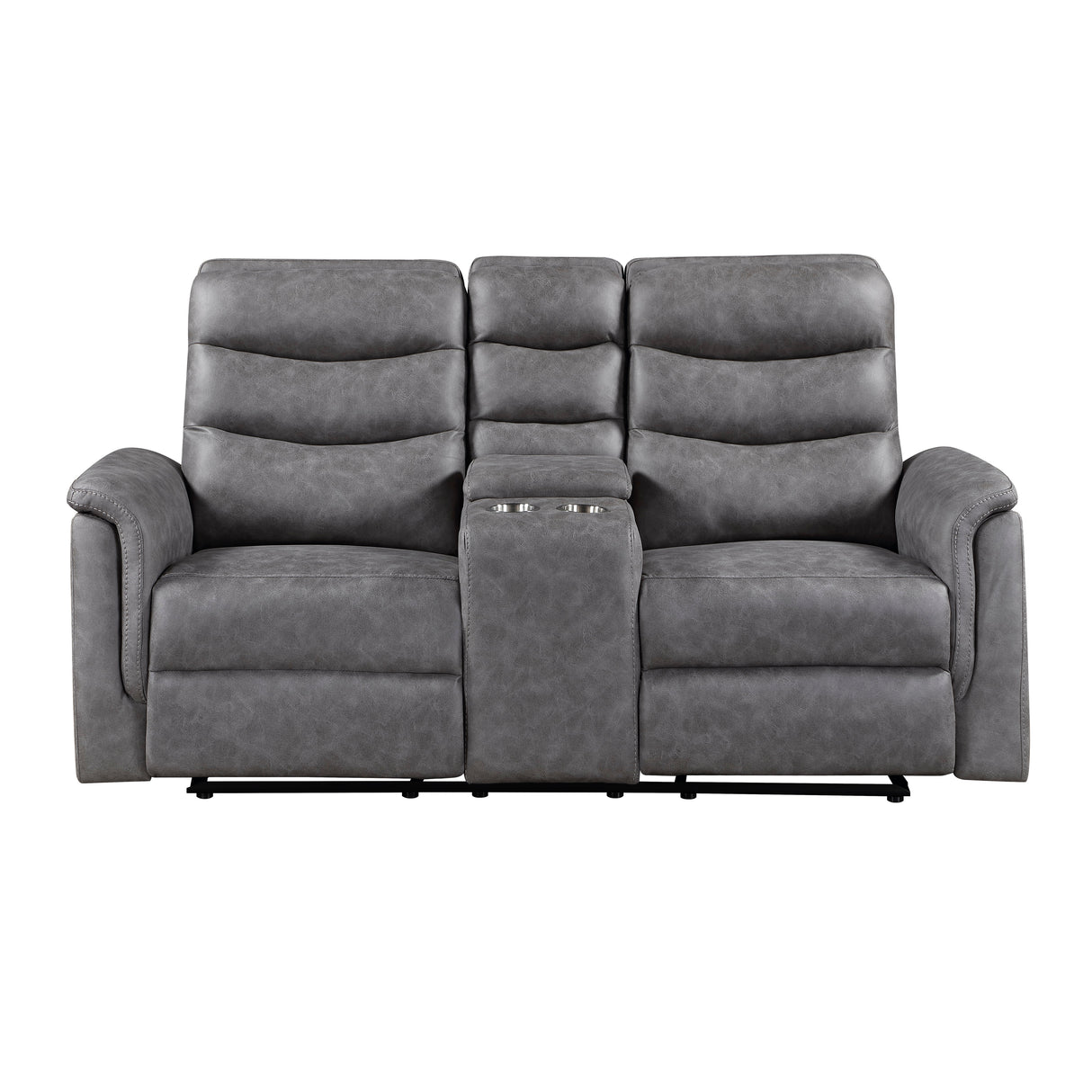 Metric Gray 2-Piece Reclining Living Room Set from Homelegance - Luna Furniture