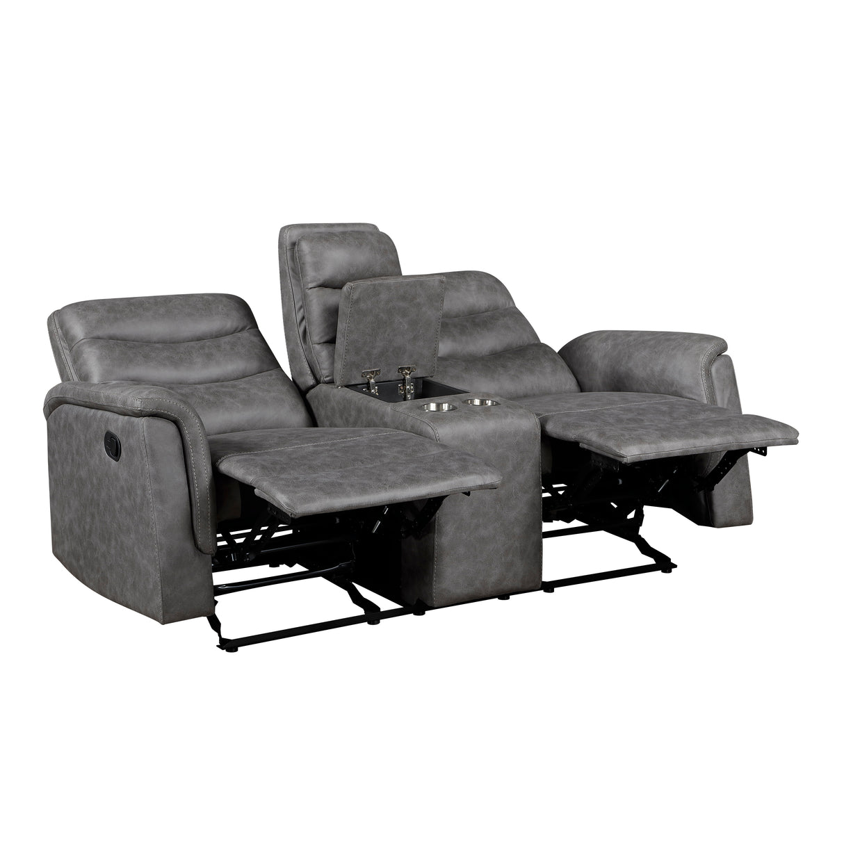 Metric Gray 2-Piece Reclining Living Room Set from Homelegance - Luna Furniture
