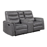 Metric Gray 2-Piece Reclining Living Room Set from Homelegance - Luna Furniture