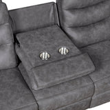Metric Gray 2-Piece Reclining Living Room Set from Homelegance - Luna Furniture
