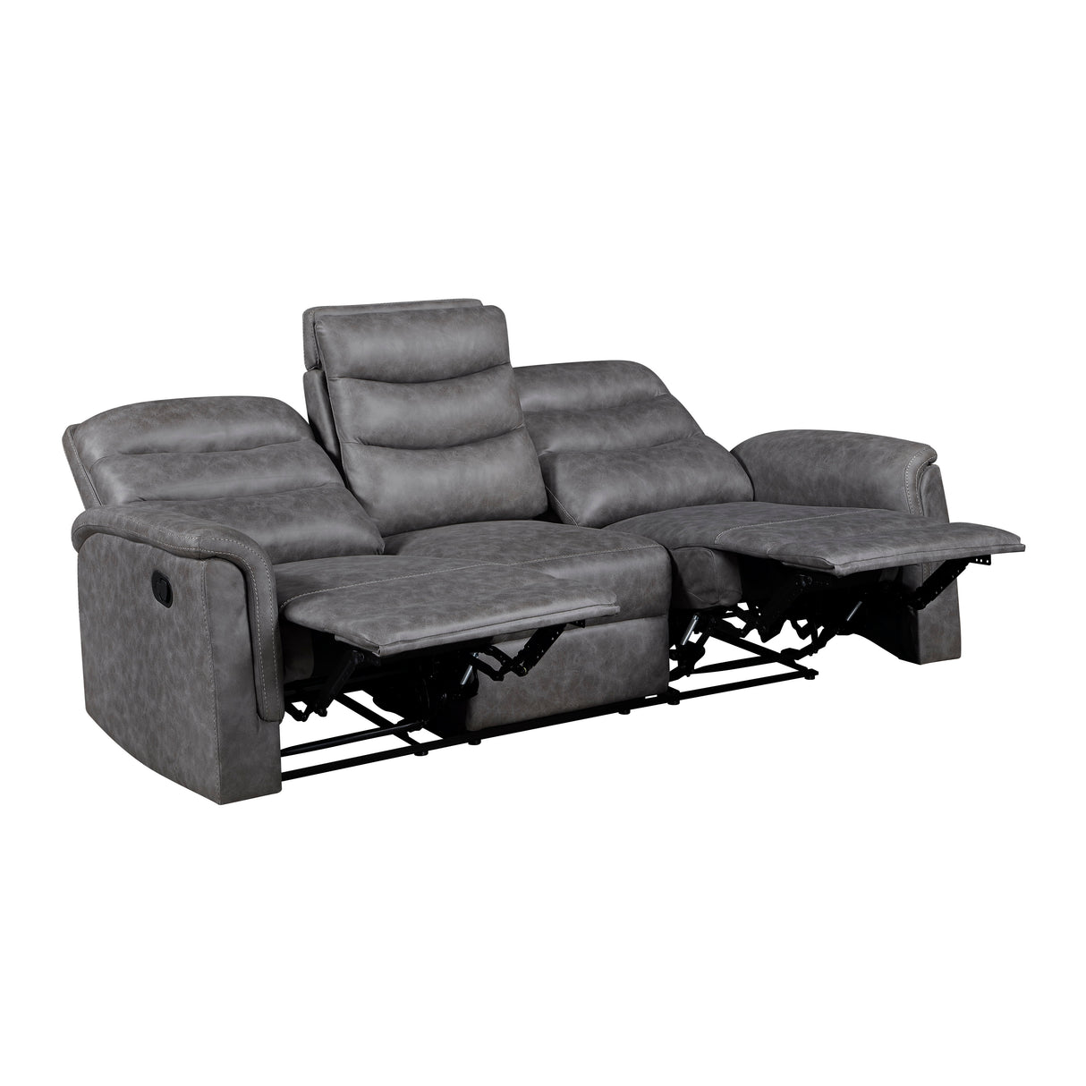 Metric Gray 2-Piece Reclining Living Room Set from Homelegance - Luna Furniture