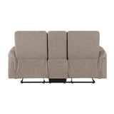 Metric Taupe Reclining Living Room Set from Homelegance - Luna Furniture