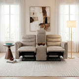 Metric Taupe Reclining Living Room Set from Homelegance - Luna Furniture