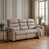 Equinox Brown Power Double Reclining Loveseat with Rounded Track Arms