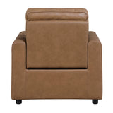 Equinox Brown Power Reclining Chair with Rounded Track Arms from Homelegance - Luna Furniture