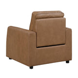 Equinox Brown Power Reclining Chair with Rounded Track Arms from Homelegance - Luna Furniture