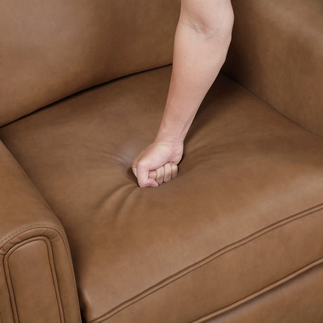 Equinox Brown Power Double Reclining Sofa with Rounded Track Arms from Homelegance - Luna Furniture