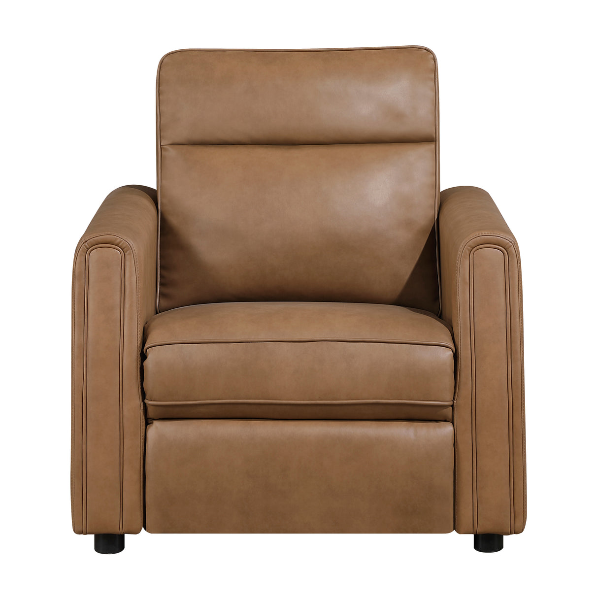 Equinox Brown Rounded Track Arms Power Reclining Living Room Set from Homelegance - Luna Furniture