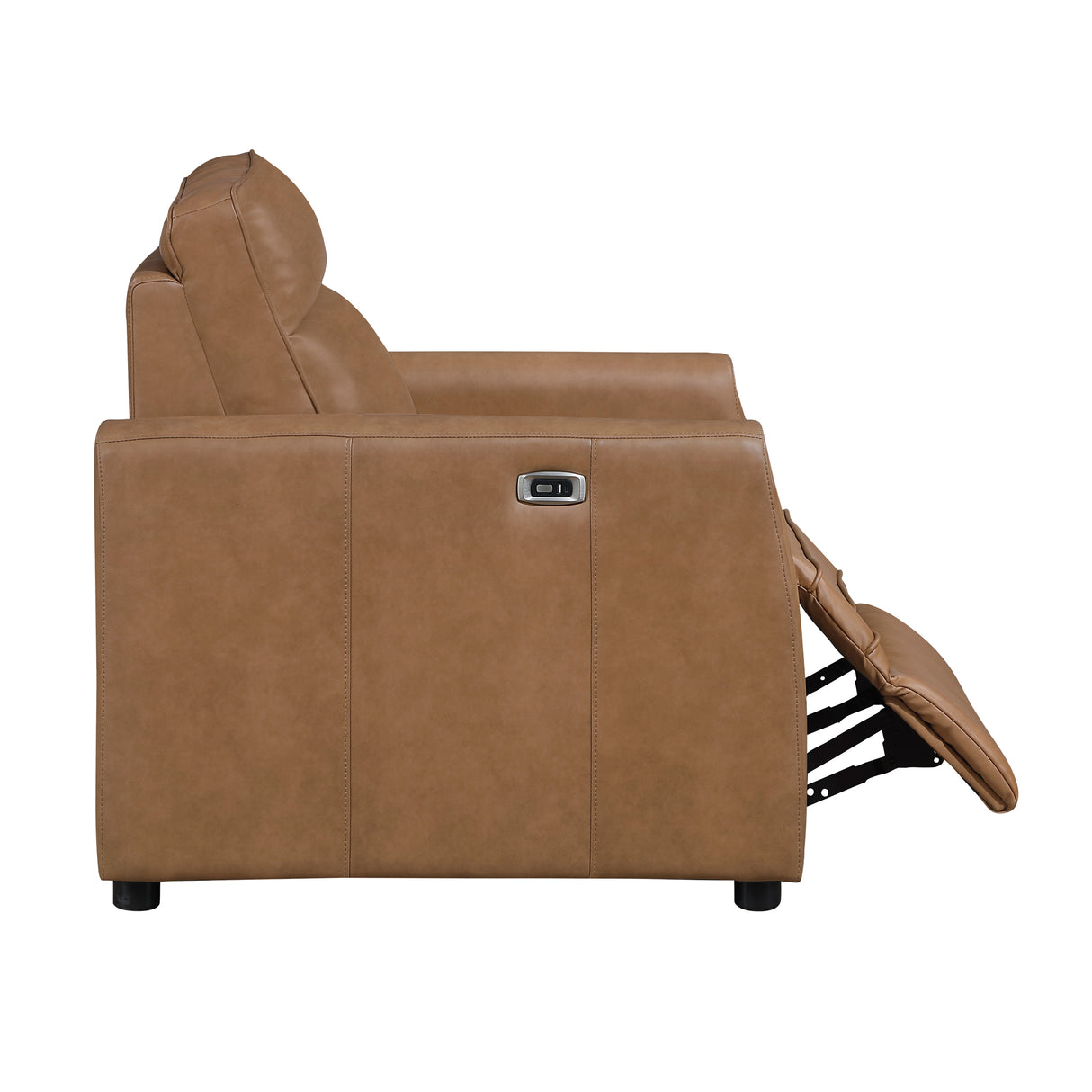Equinox Brown Rounded Track Arms Power Reclining Living Room Set from Homelegance - Luna Furniture