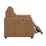 Equinox Brown Rounded Track Arms Power Reclining Living Room Set from Homelegance - Luna Furniture