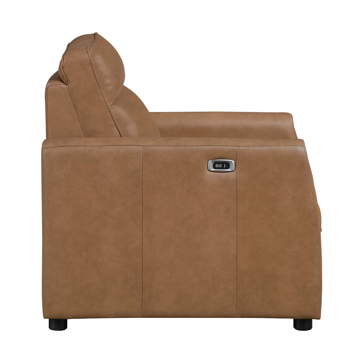Equinox Brown Power Reclining Chair with Rounded Track Arms from Homelegance - Luna Furniture
