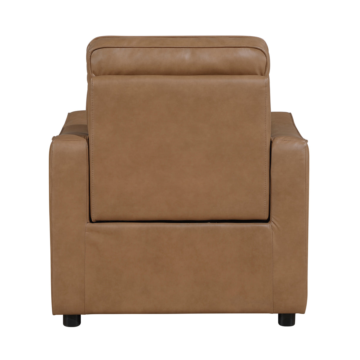 Equinox Brown Power Reclining Chair with Curved Track Arms