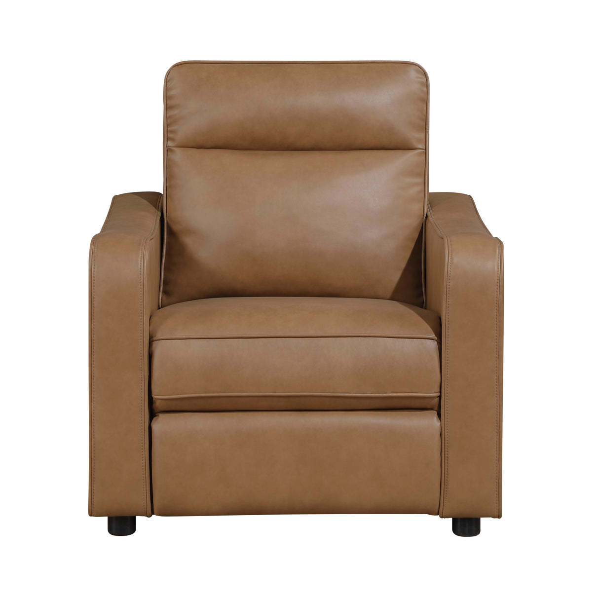 Equinox Brown Power Reclining Chair with Curved Track Arms