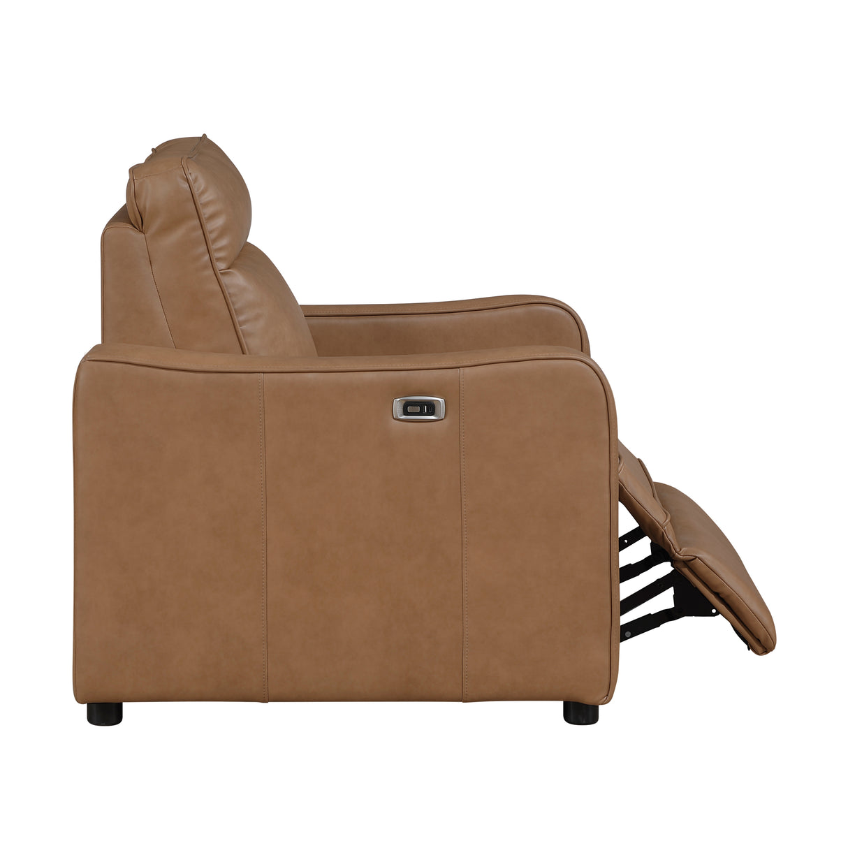 8368BRW-A2PW Power Reclining Chair with Curved Track Arms from Homelegance - Luna Furniture