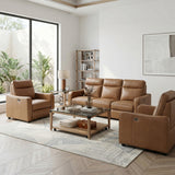 8368BRW-A2PW Power Reclining Chair with Curved Track Arms from Homelegance - Luna Furniture