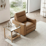 8368BRW-A2PW Power Reclining Chair with Curved Track Arms from Homelegance - Luna Furniture