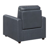 8368NVY-A2PW Power Reclining Chair with Curved Track Arms from Homelegance - Luna Furniture