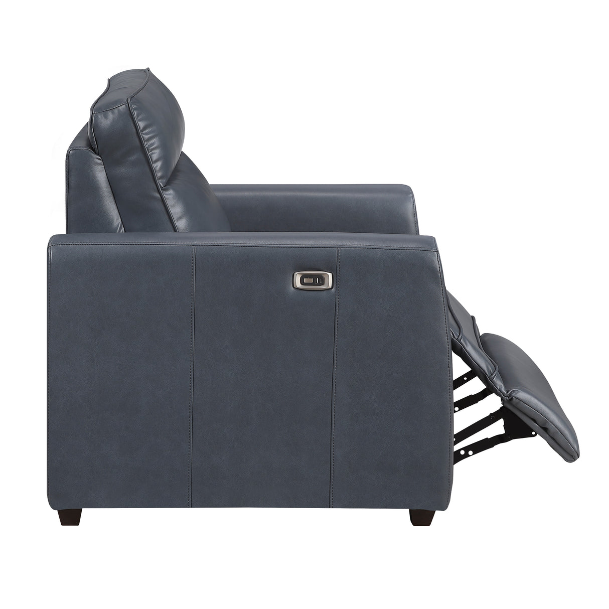 8368NVY-A1PW Power Reclining Chair with Rounded Track Arms from Homelegance - Luna Furniture