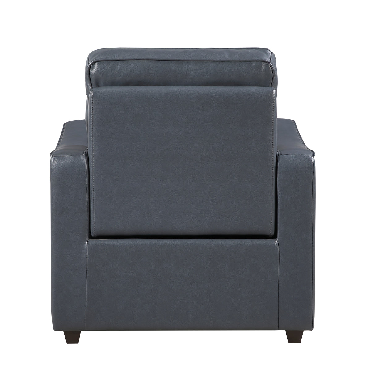 Equinox Navy Power Reclining Chair with Curved Track Arms