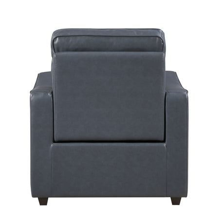 Equinox Navy Curved Track Arms Power Reclining Living Room Set from Homelegance - Luna Furniture