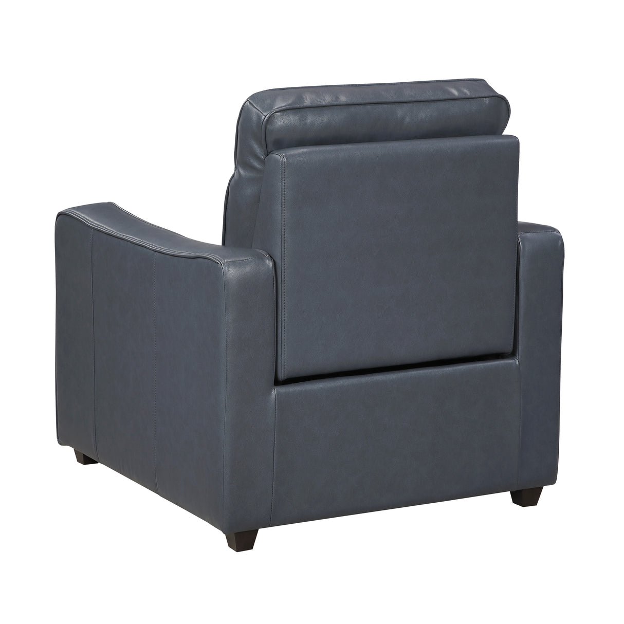 Equinox Navy Power Reclining Chair with Curved Track Arms