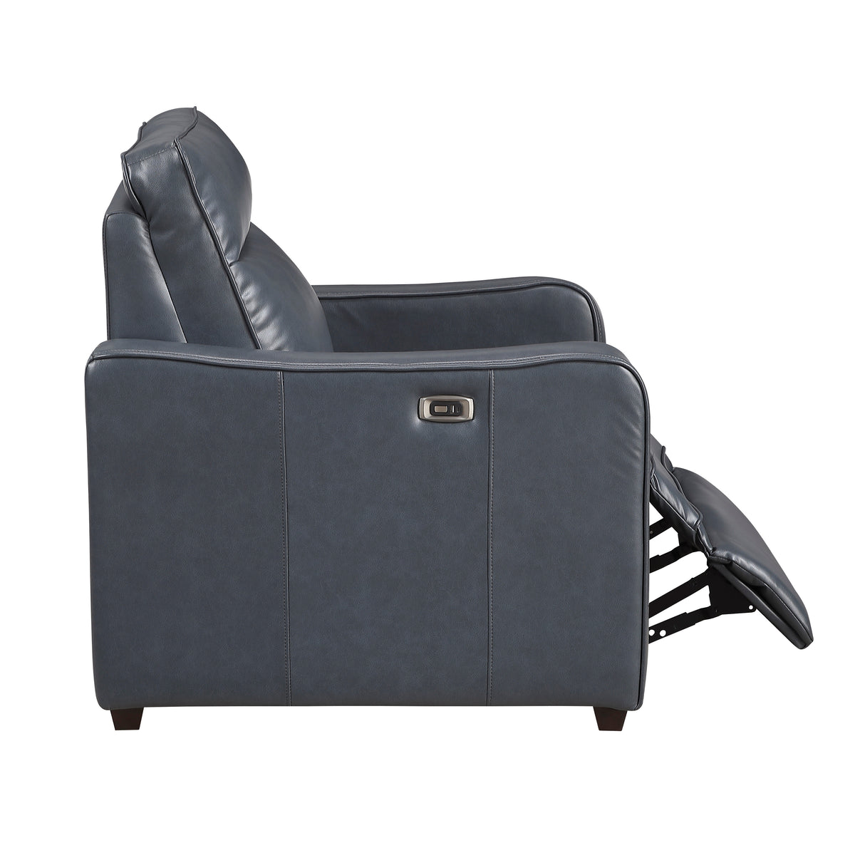 8368NVY-A2PW Power Reclining Chair with Curved Track Arms from Homelegance - Luna Furniture