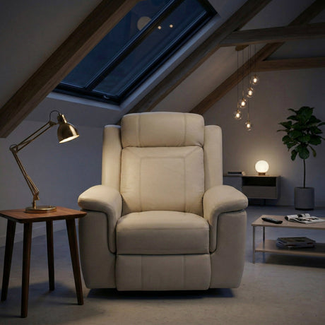 Nest Beige Reclining Chair from Homelegance - Luna Furniture