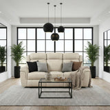 Nest Beige Double Reclining Sofa from Homelegance - Luna Furniture
